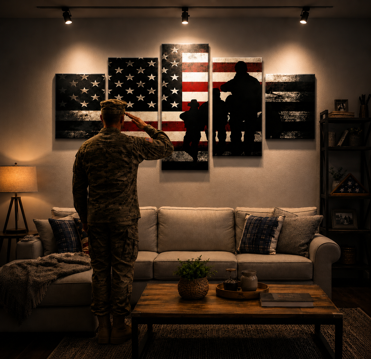 5 Panel Veteran's Pride Canvas