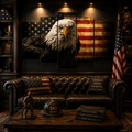 5 Panel American Eagle Canvas