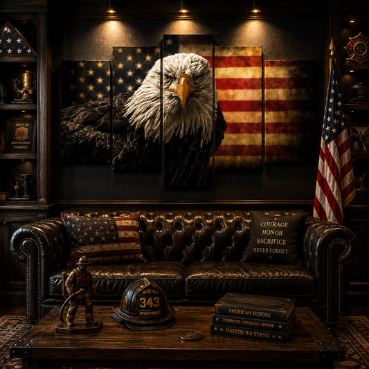 5 Panel American Eagle Canvas