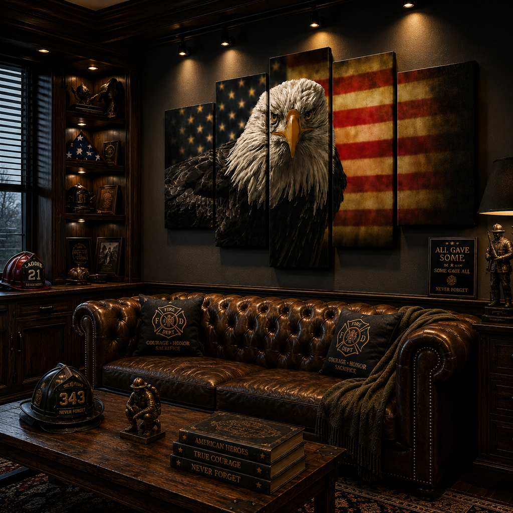5 Panel American Eagle Canvas