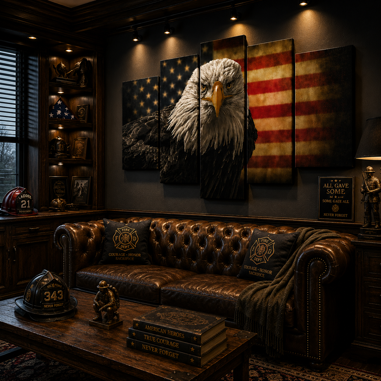 5 Panel American Eagle Canvas